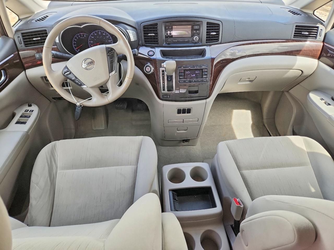 2011 Nissan Quest 3.5 S White vin: JN8AE2KP5B9007542