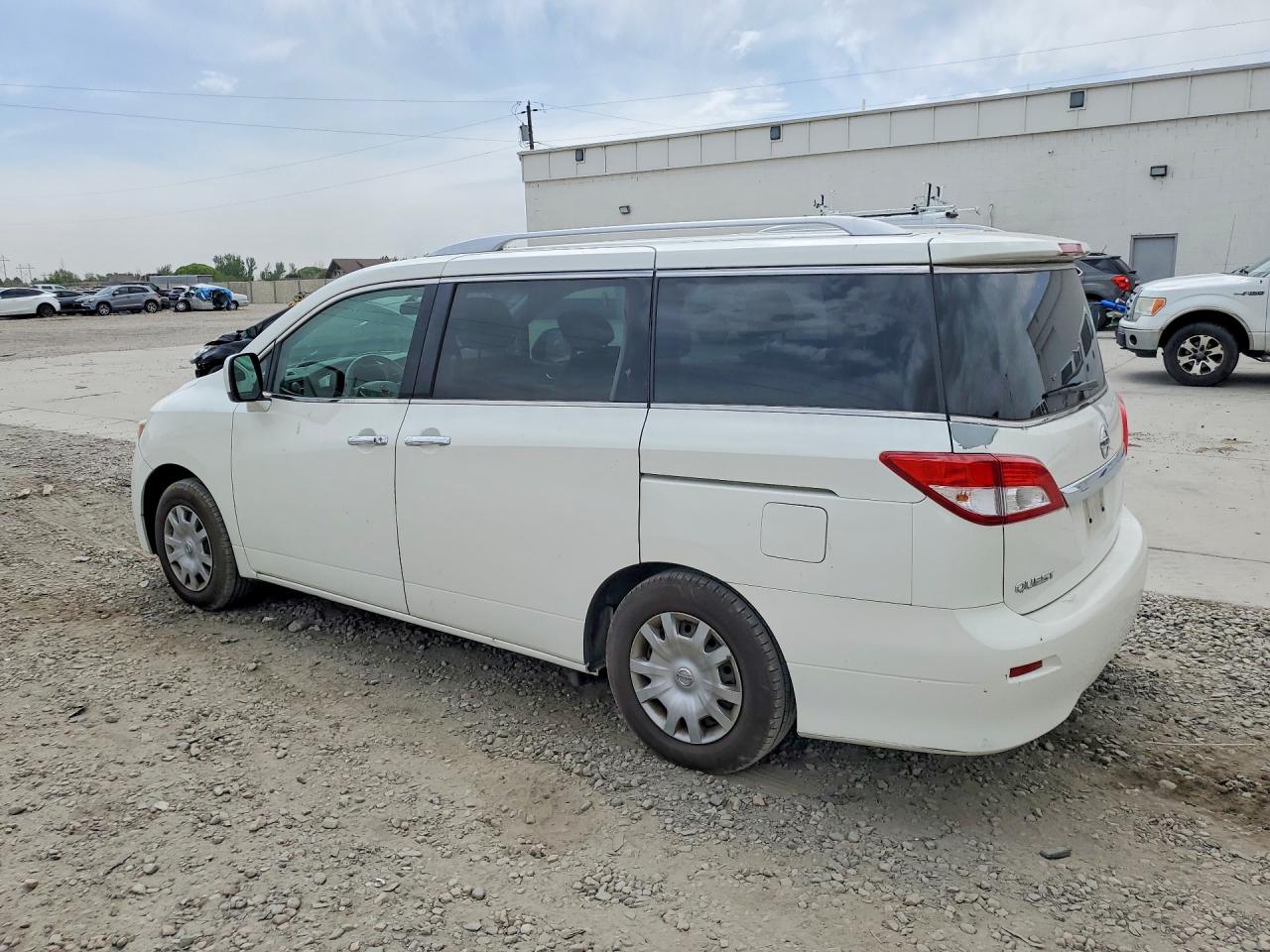 2012 Nissan Quest 3.5 S White vin: JN8AE2KP5C9038288