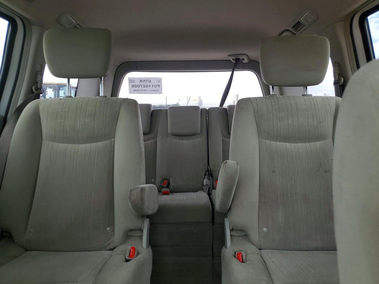 2012 Nissan Quest 3.5 S White vin: JN8AE2KP5C9038288