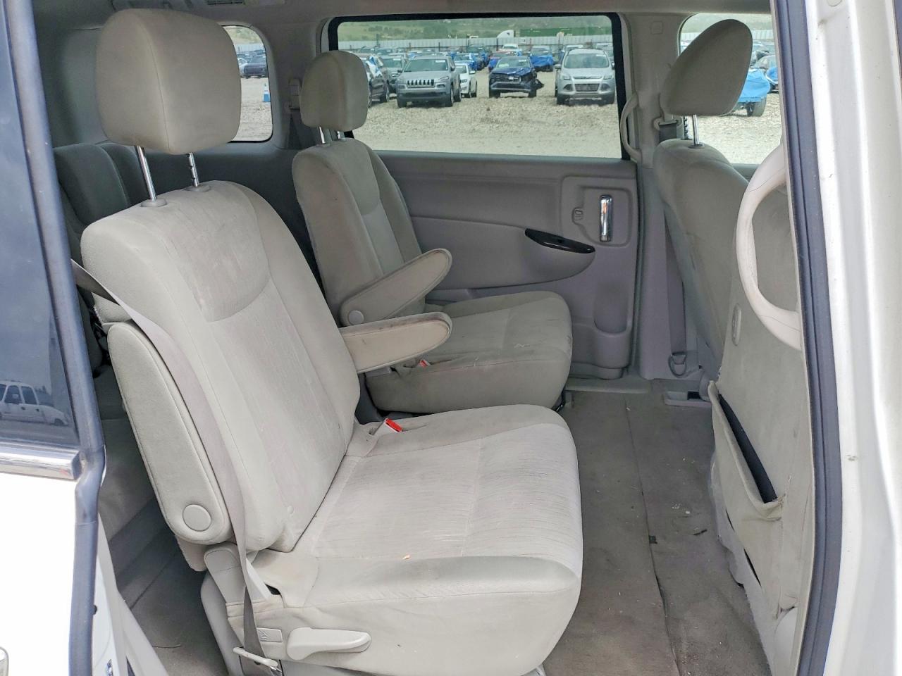 2012 Nissan Quest 3.5 S White vin: JN8AE2KP5C9038288