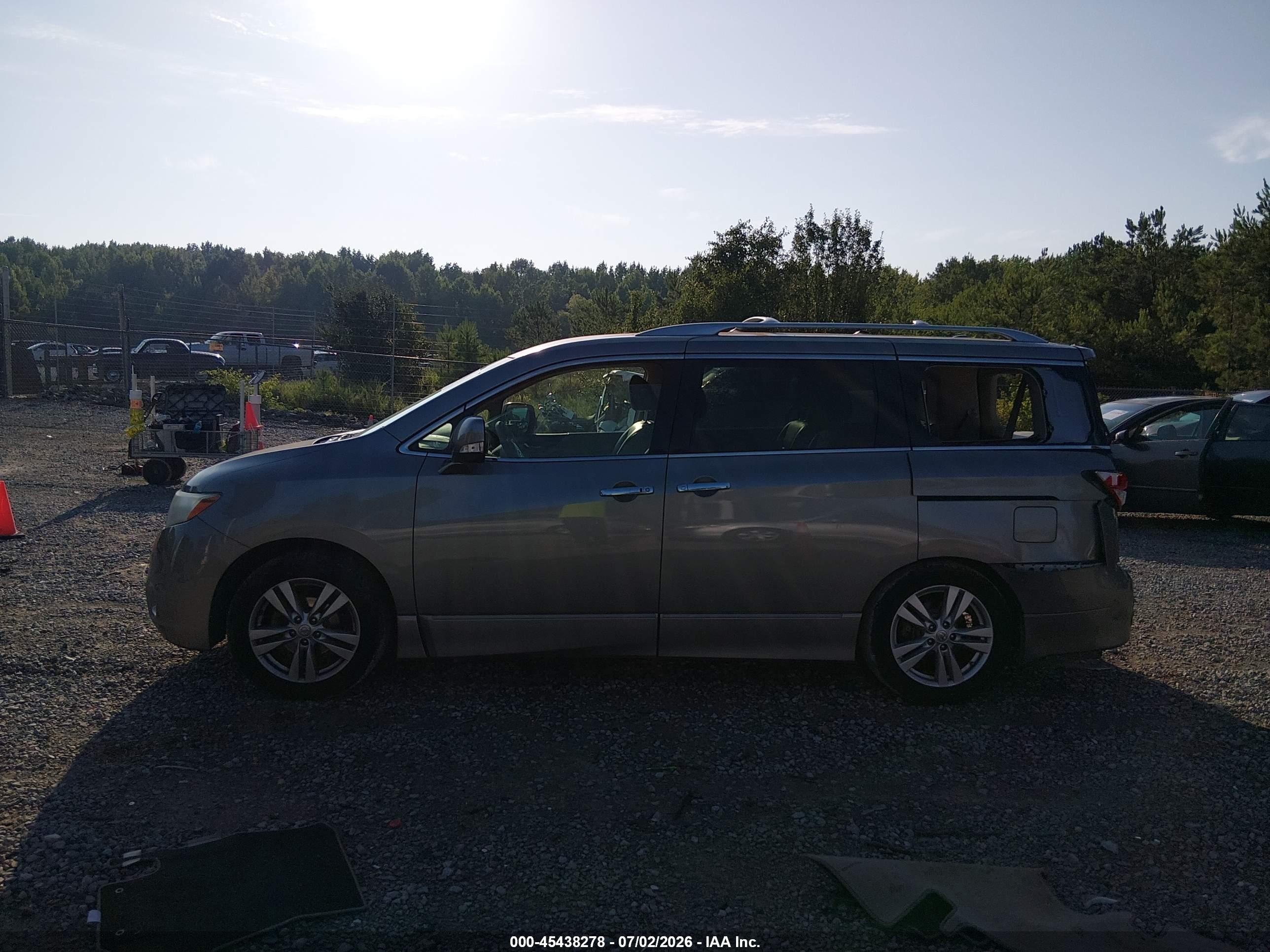 2013 Nissan Quest Sl Gold vin: JN8AE2KP5D9060194
