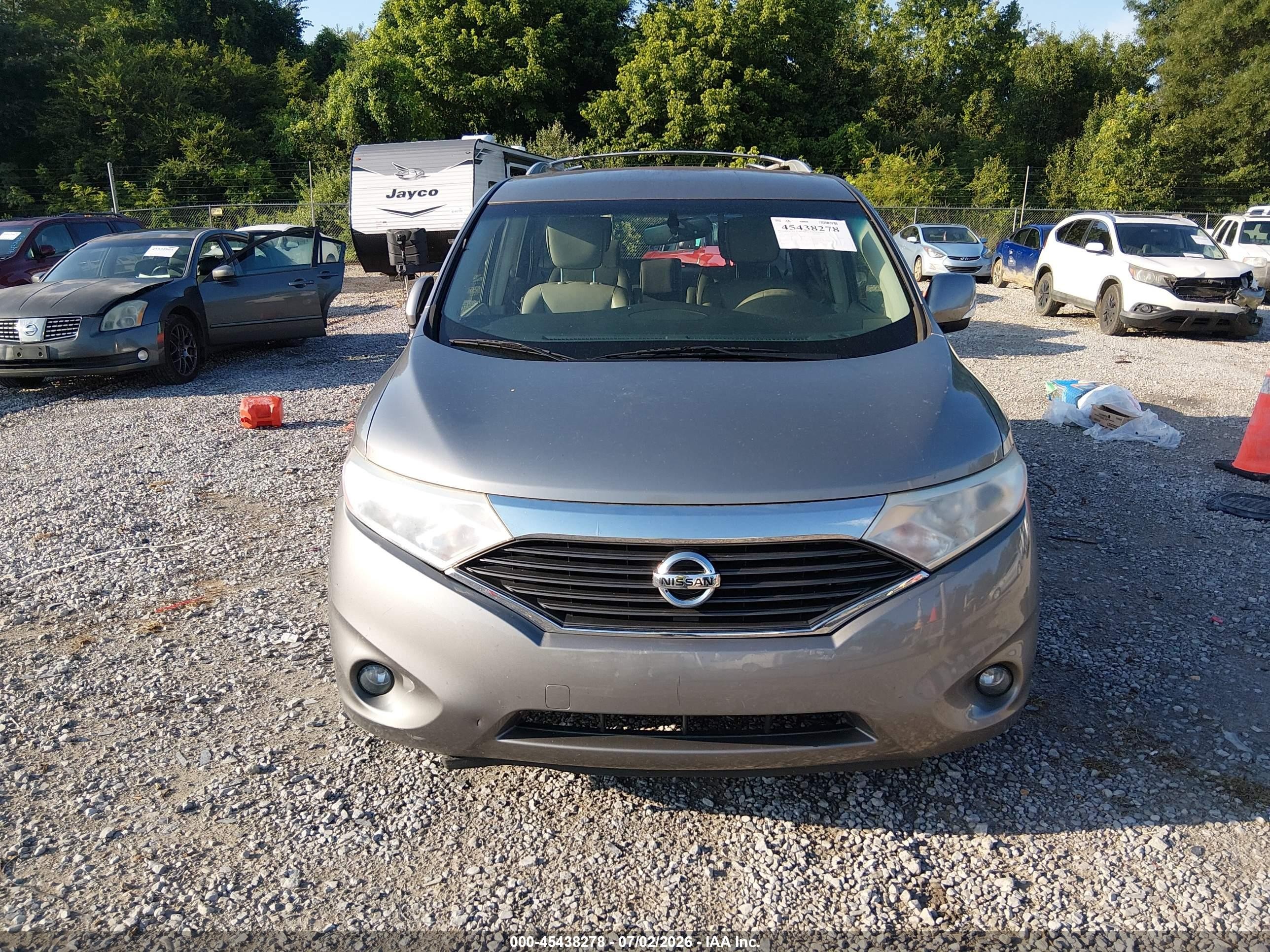 2013 Nissan Quest Sl Gold vin: JN8AE2KP5D9060194