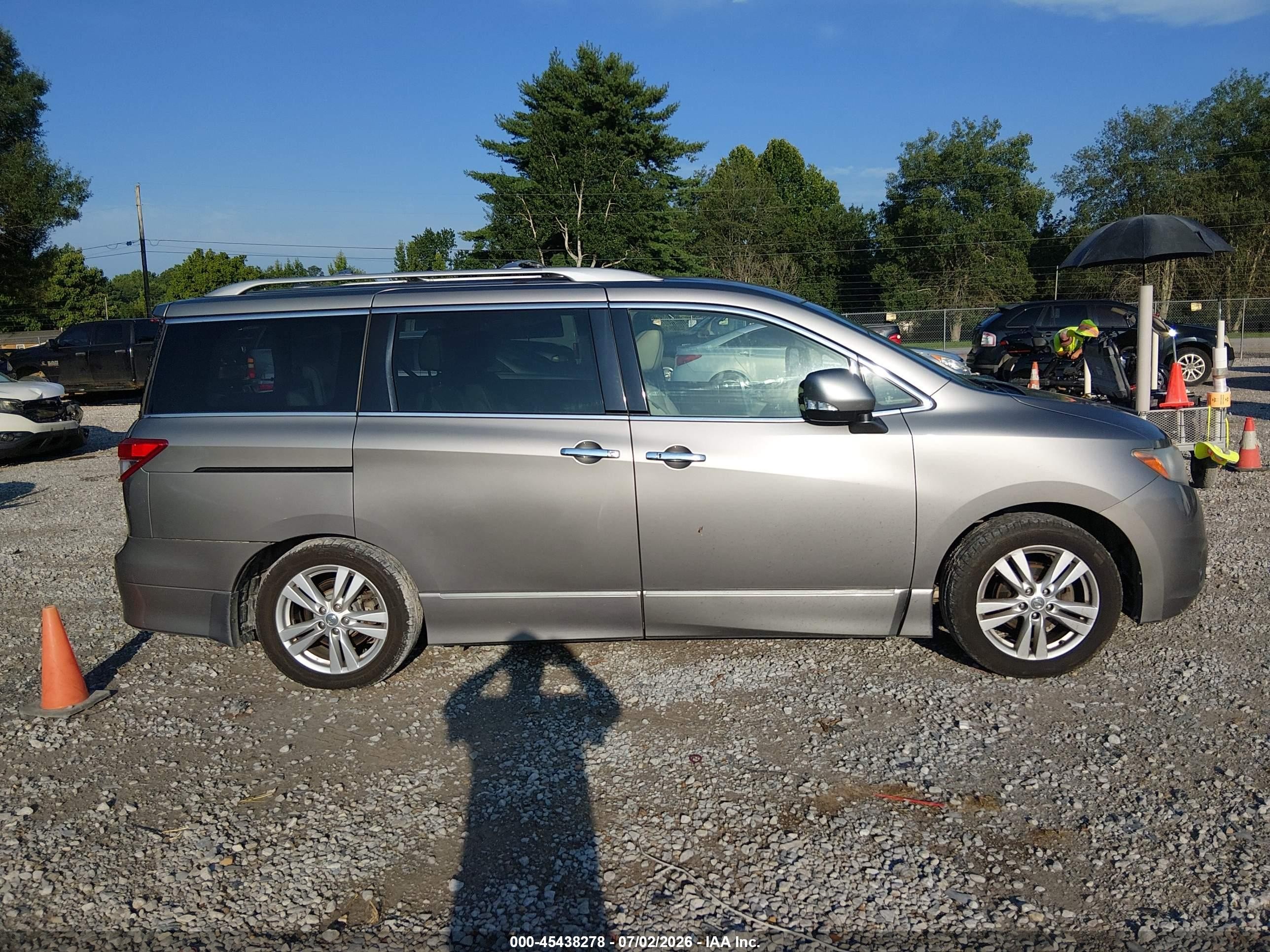 2013 Nissan Quest Sl Gold vin: JN8AE2KP5D9060194
