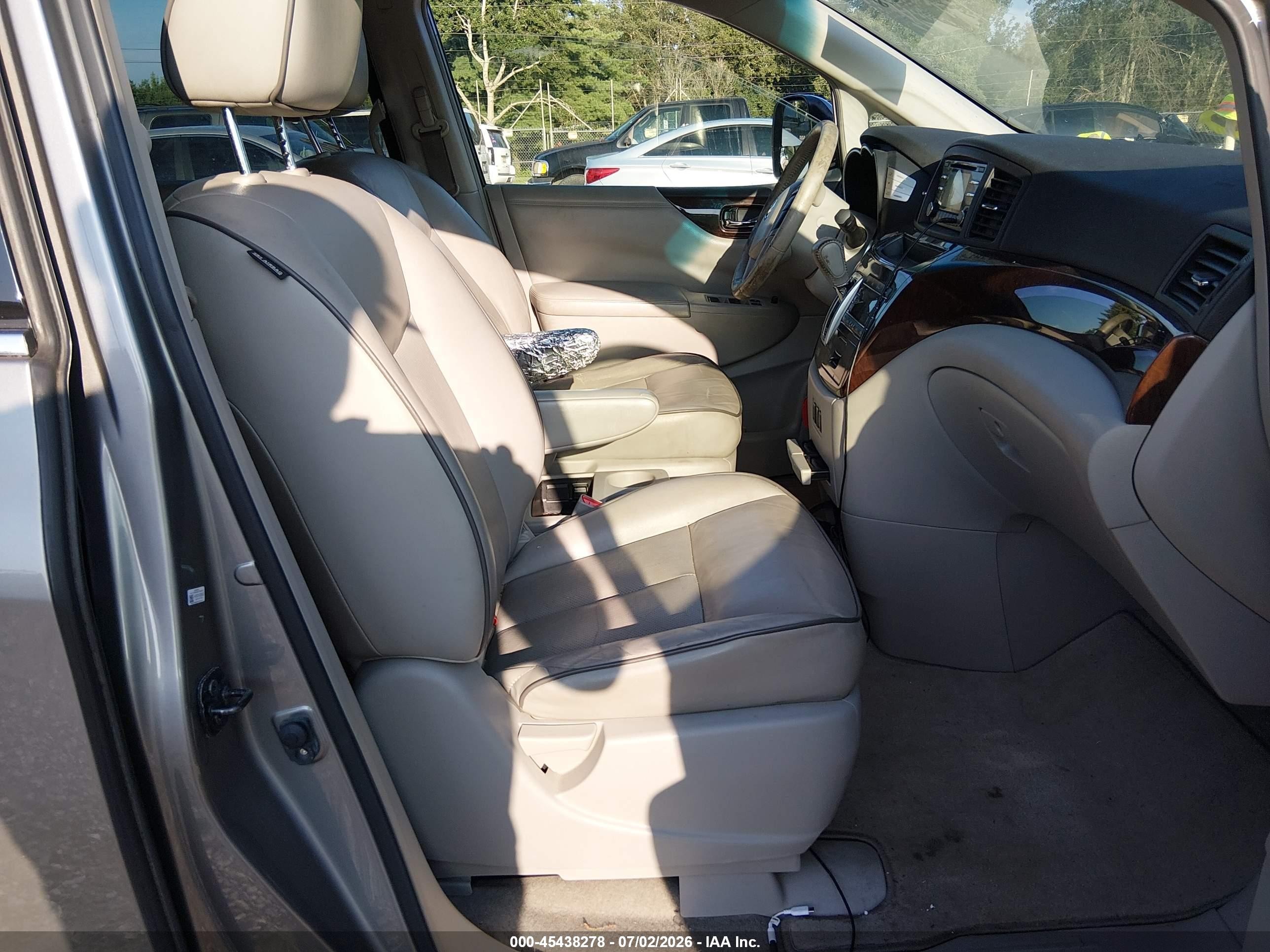2013 Nissan Quest Sl Gold vin: JN8AE2KP5D9060194