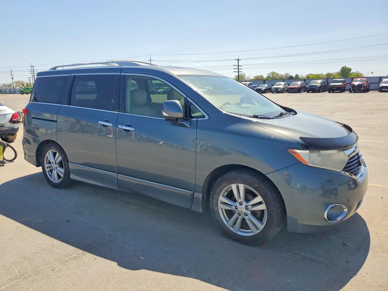 2013 Nissan Quest 3.5 S Blue vin: JN8AE2KP5D9064147