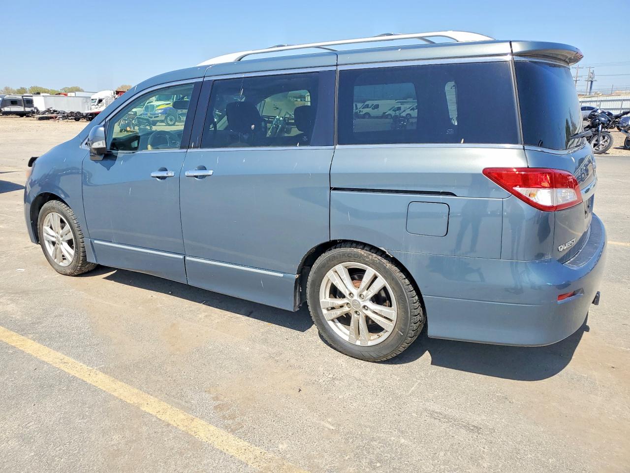 2013 Nissan Quest 3.5 S Blue vin: JN8AE2KP5D9064147