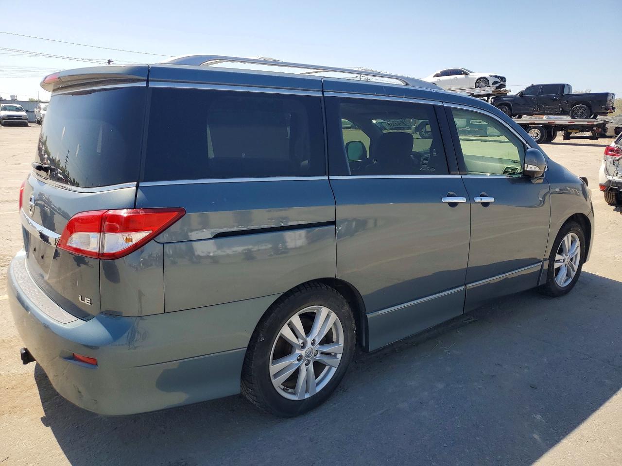 2013 Nissan Quest 3.5 S Blue vin: JN8AE2KP5D9064147