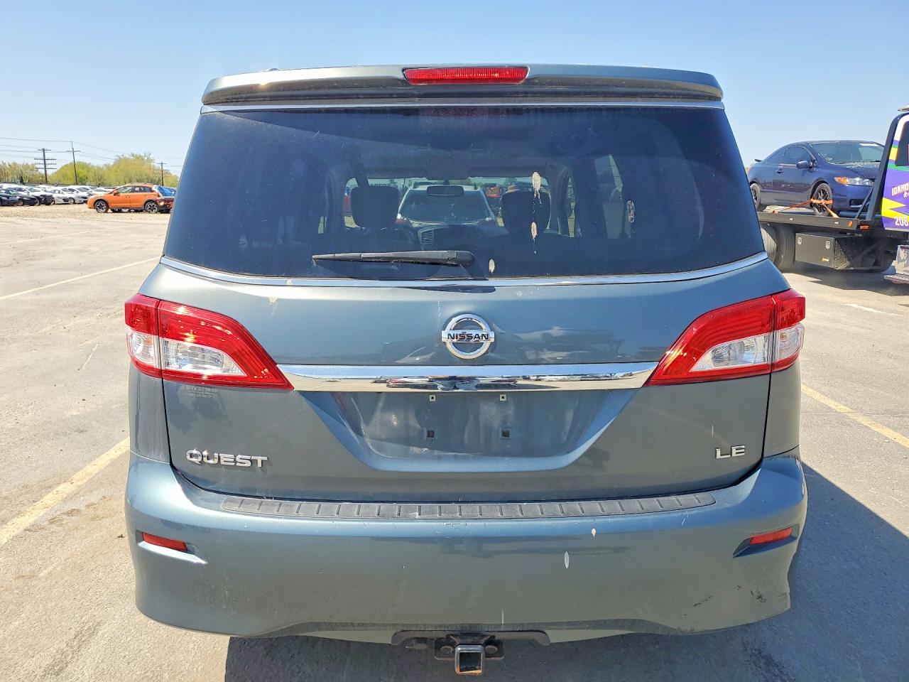 2013 Nissan Quest 3.5 S Blue vin: JN8AE2KP5D9064147