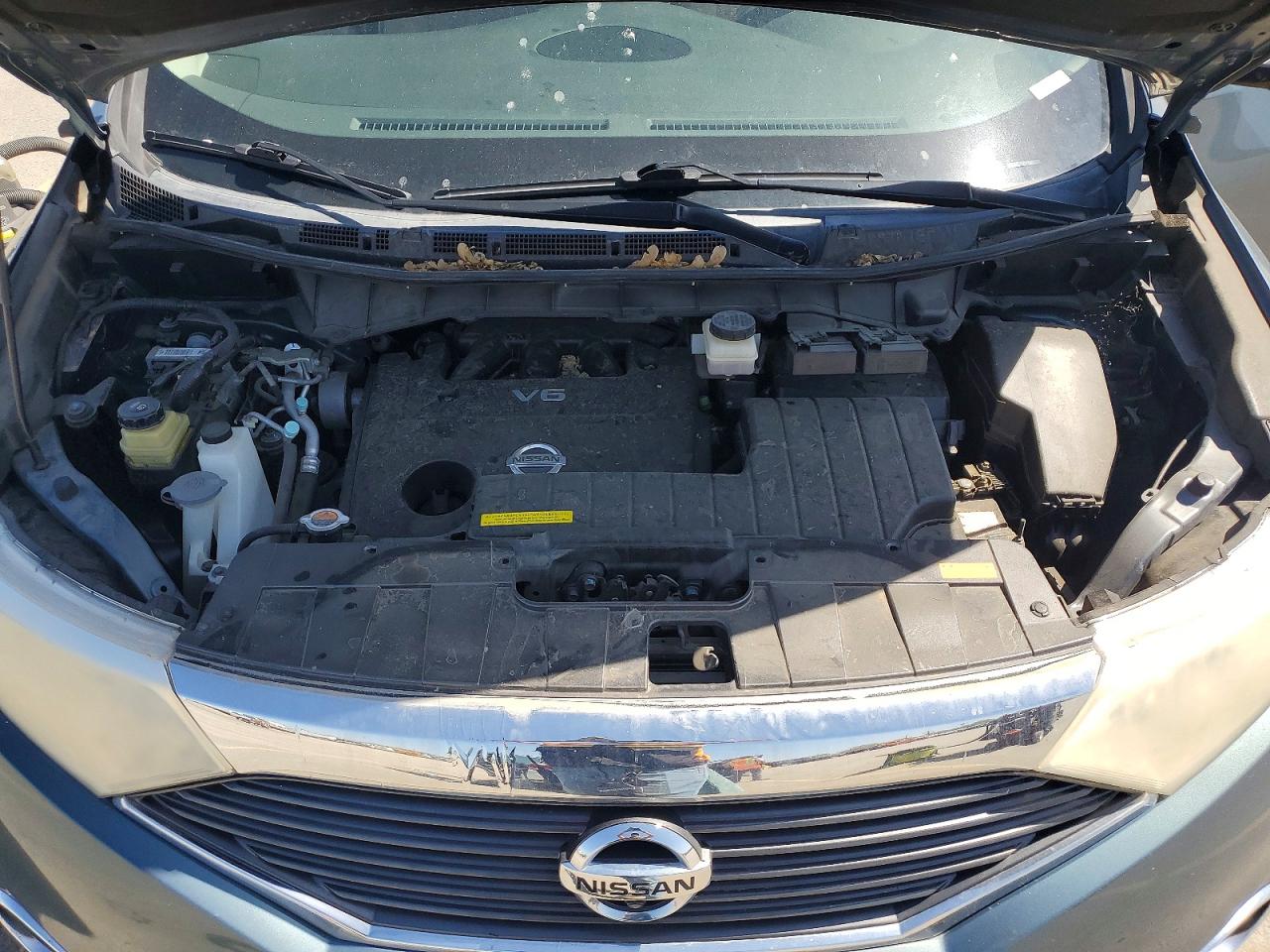 2013 Nissan Quest 3.5 S Blue vin: JN8AE2KP5D9064147
