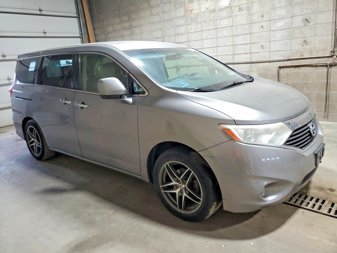 2013 Nissan Quest 3.5 S Gray vin: JN8AE2KP5D9064780