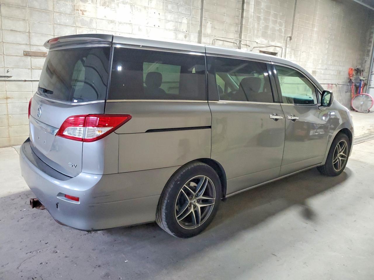 2013 Nissan Quest 3.5 S Gray vin: JN8AE2KP5D9064780