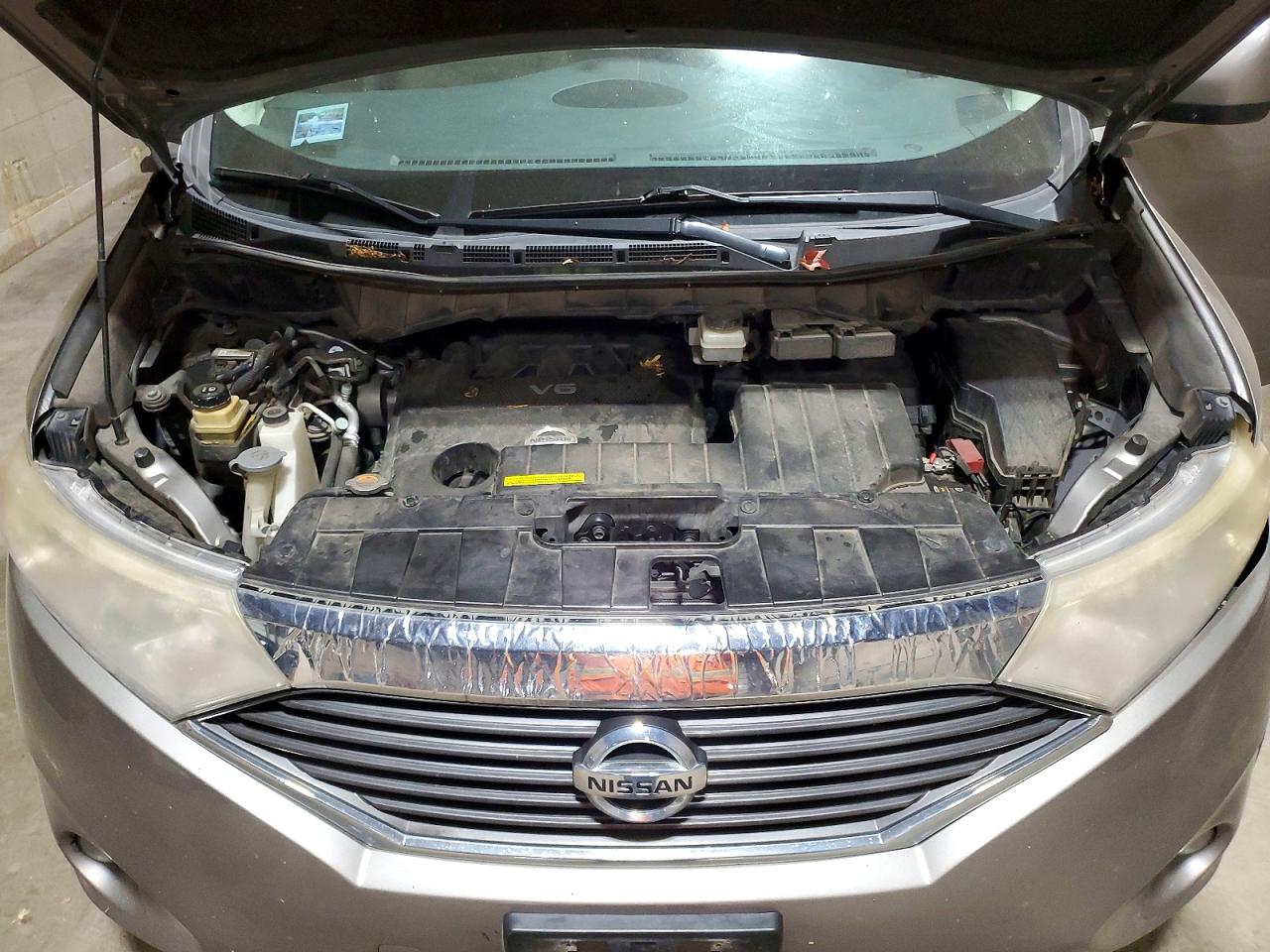 2013 Nissan Quest 3.5 S Gray vin: JN8AE2KP5D9064780
