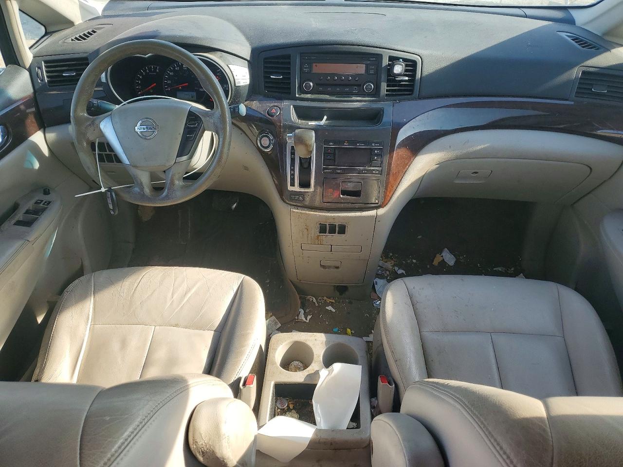 2014 Nissan Quest 3.5 S Серый vin: JN8AE2KP5E9102364