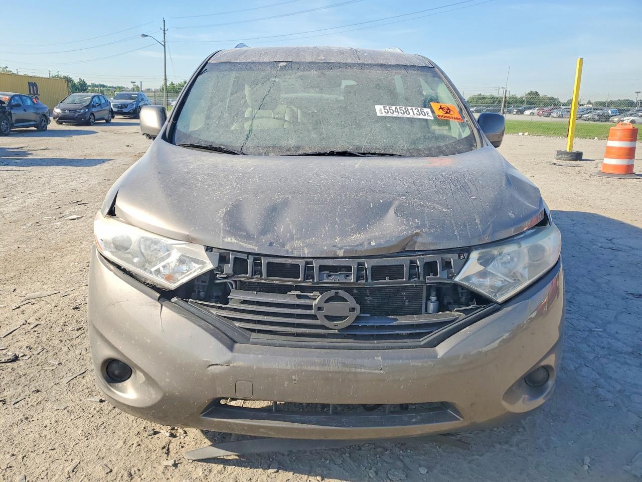 2014 Nissan Quest 3.5 S Серый vin: JN8AE2KP5E9102364