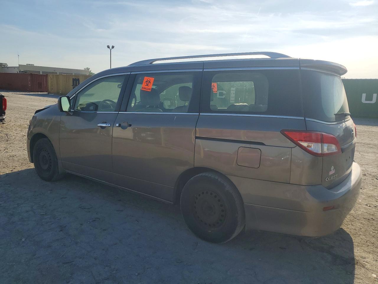 2014 Nissan Quest 3.5 S Серый vin: JN8AE2KP5E9102364
