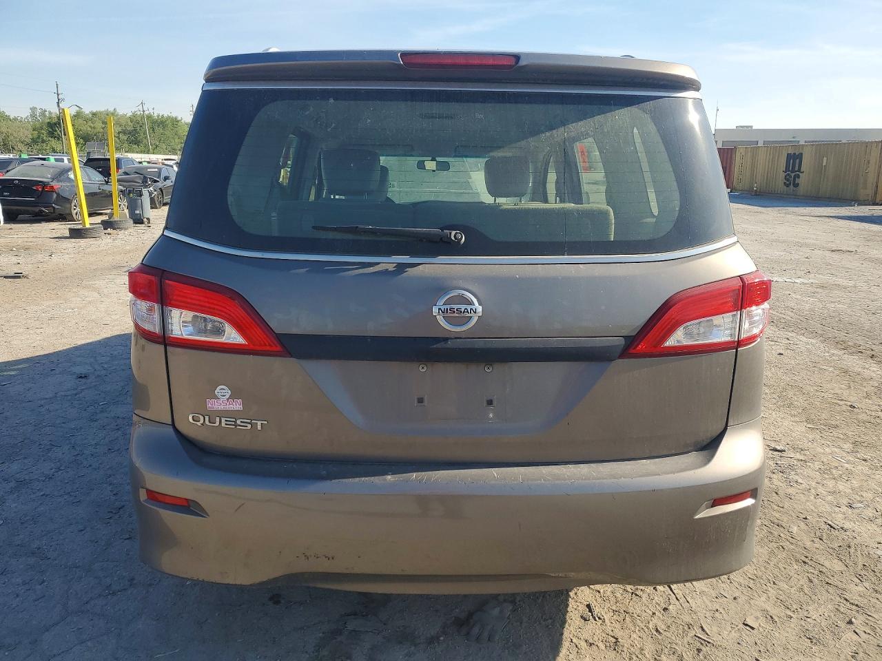 2014 Nissan Quest 3.5 S Серый vin: JN8AE2KP5E9102364