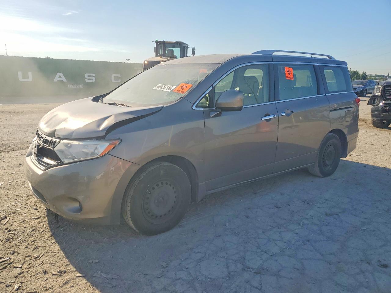 2014 Nissan Quest 3.5 S Серый vin: JN8AE2KP5E9102364