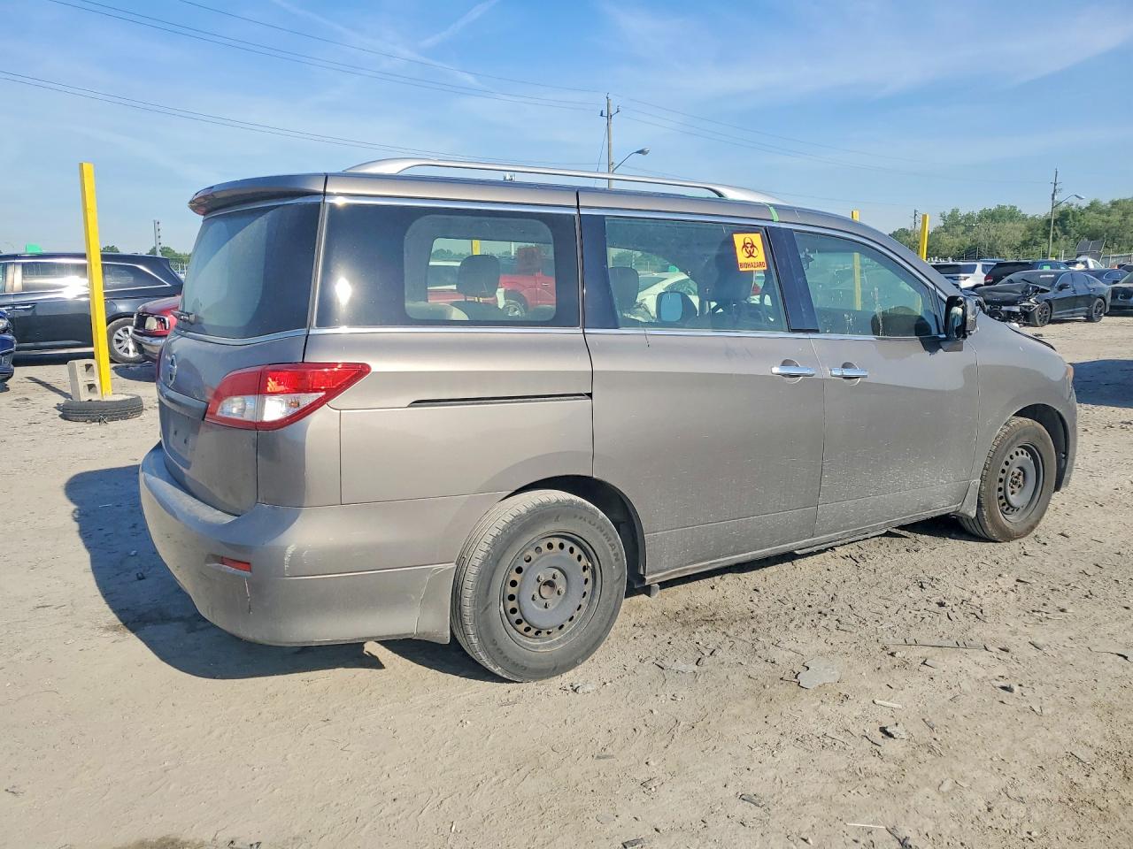 2014 Nissan Quest 3.5 S Серый vin: JN8AE2KP5E9102364