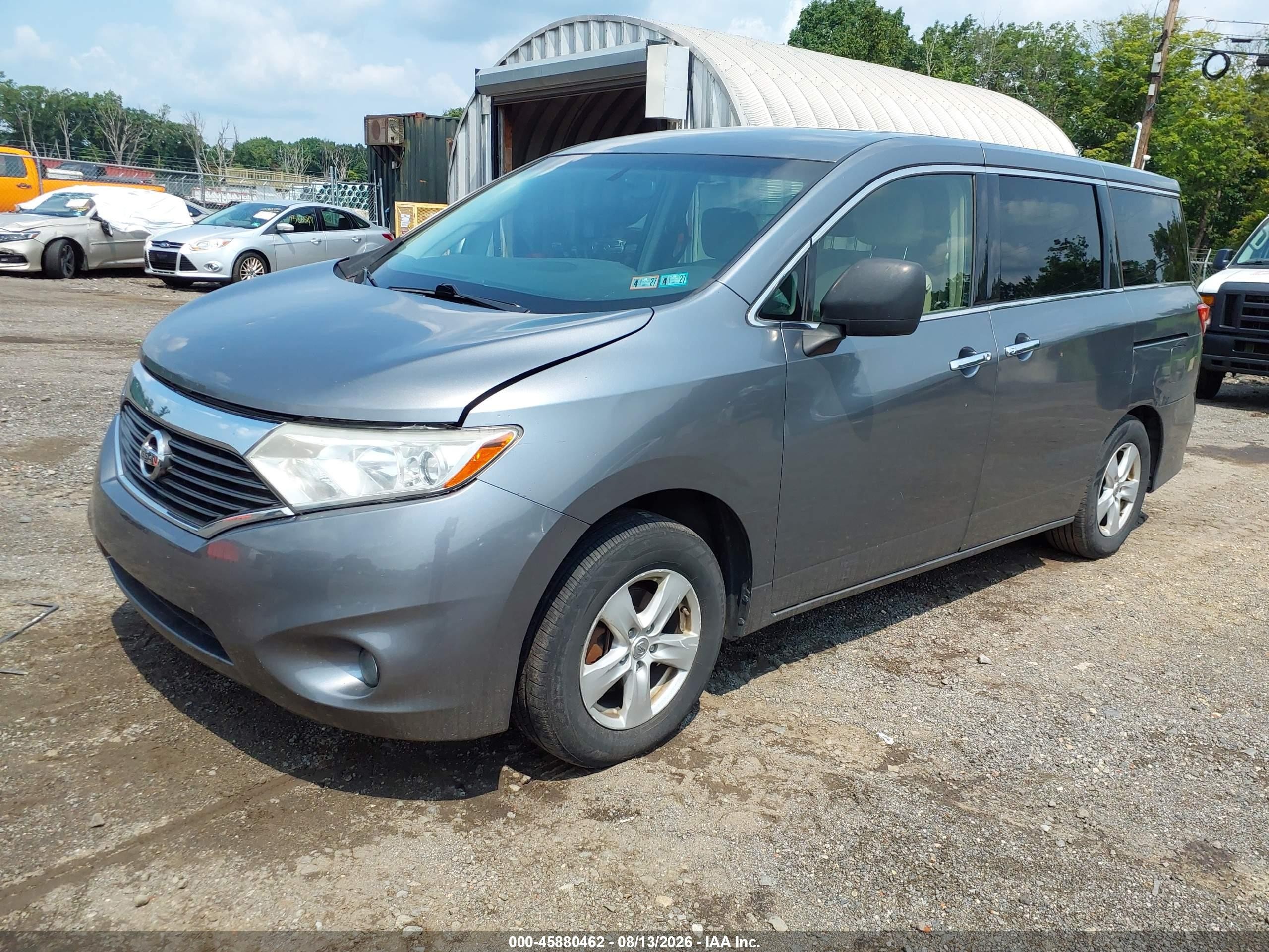 2015 Nissan Quest Platinum/s/sl/sv Gray vin: JN8AE2KP5F9128500