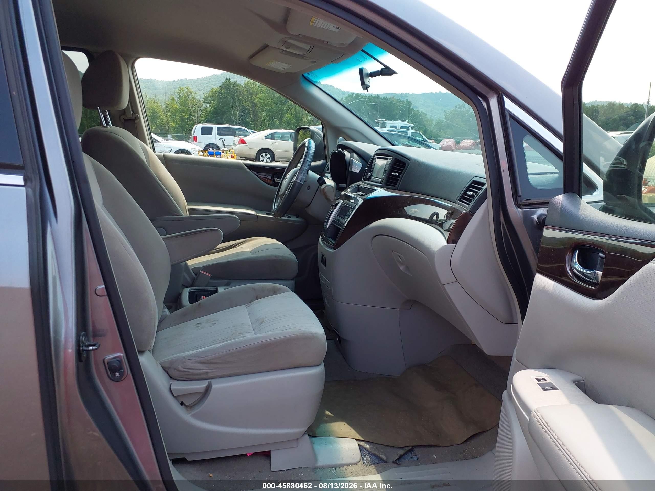 2015 Nissan Quest Platinum/s/sl/sv Gray vin: JN8AE2KP5F9128500