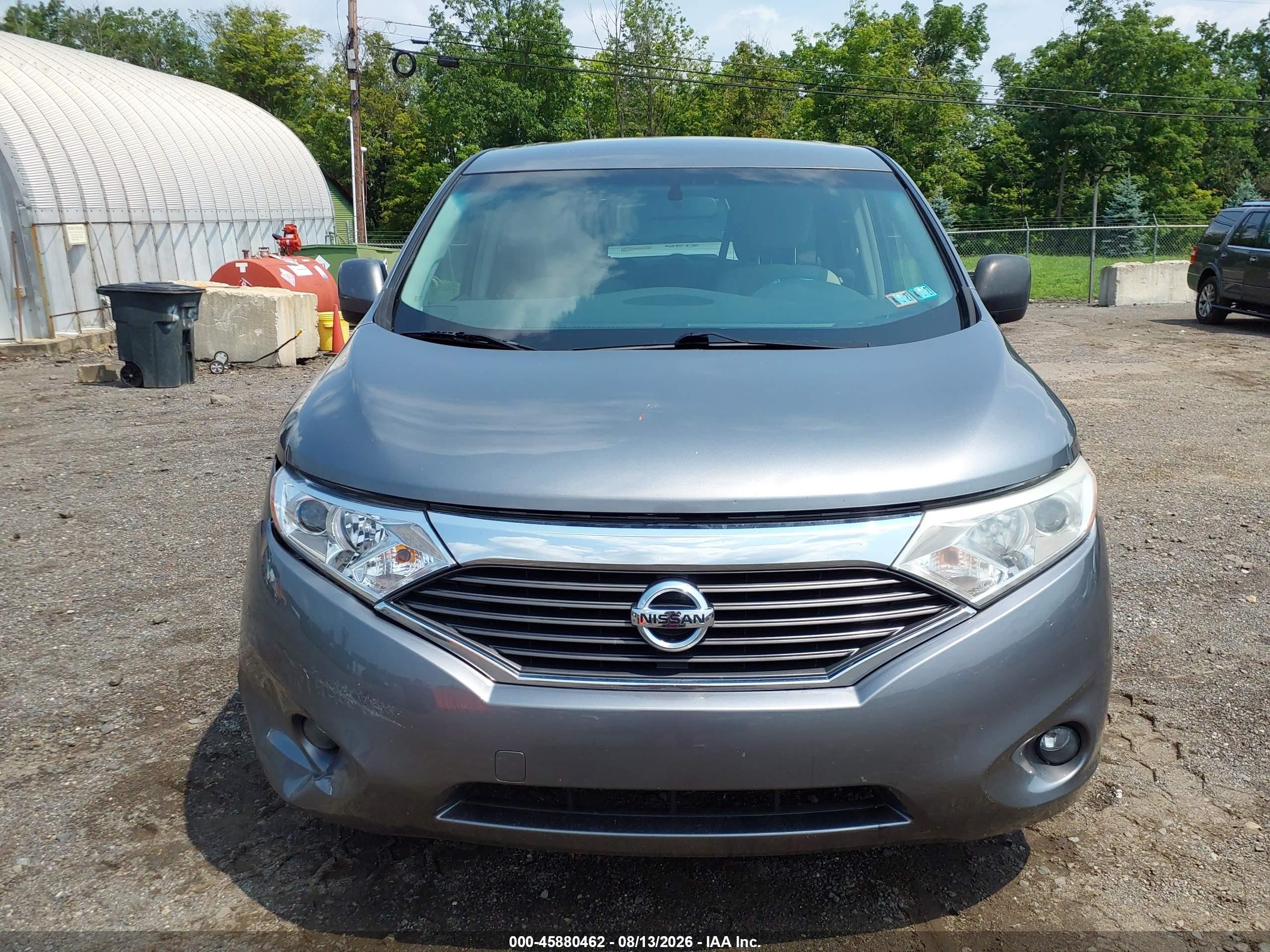 2015 Nissan Quest Platinum/s/sl/sv Gray vin: JN8AE2KP5F9128500