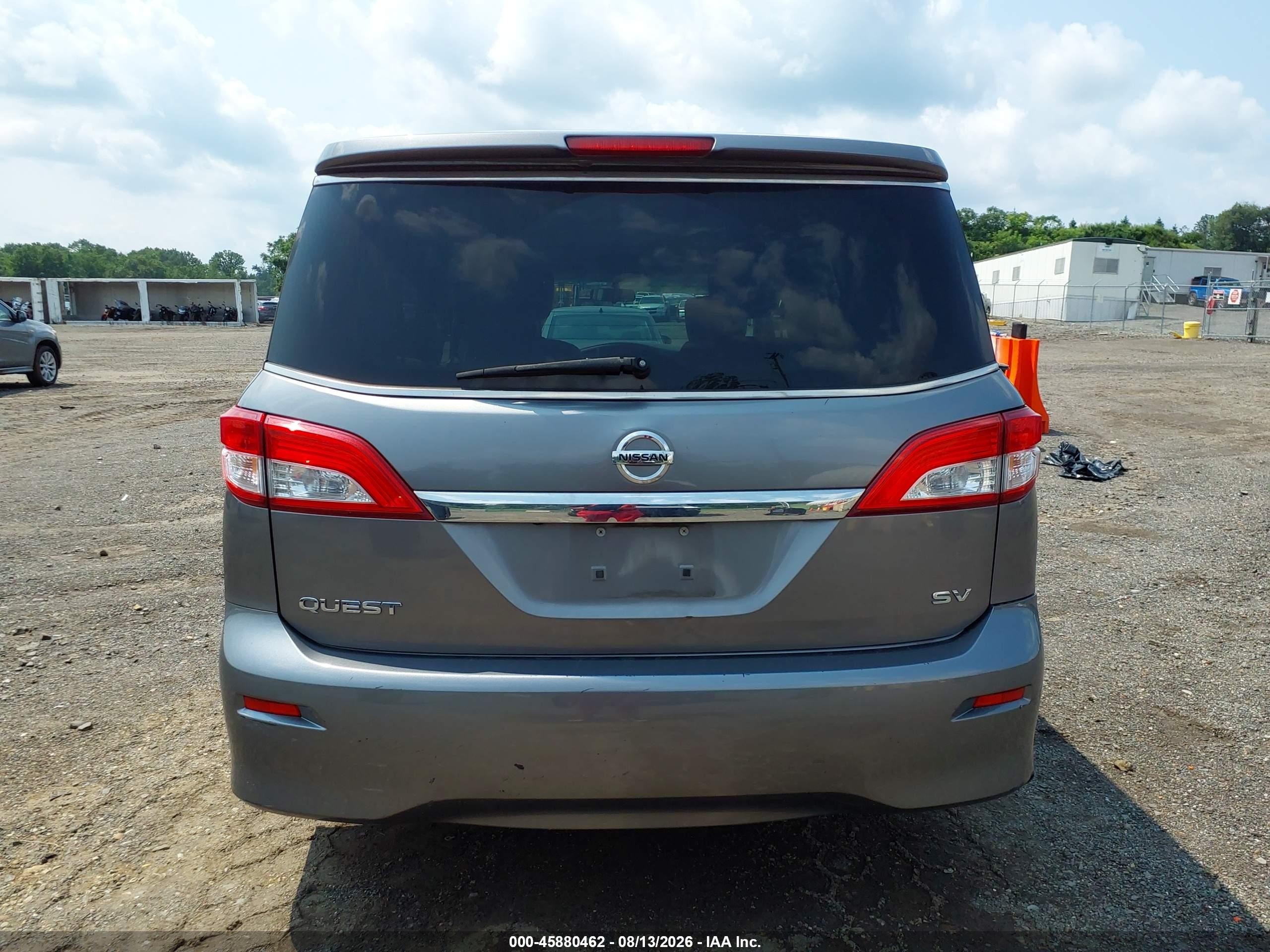 2015 Nissan Quest Platinum/s/sl/sv Gray vin: JN8AE2KP5F9128500