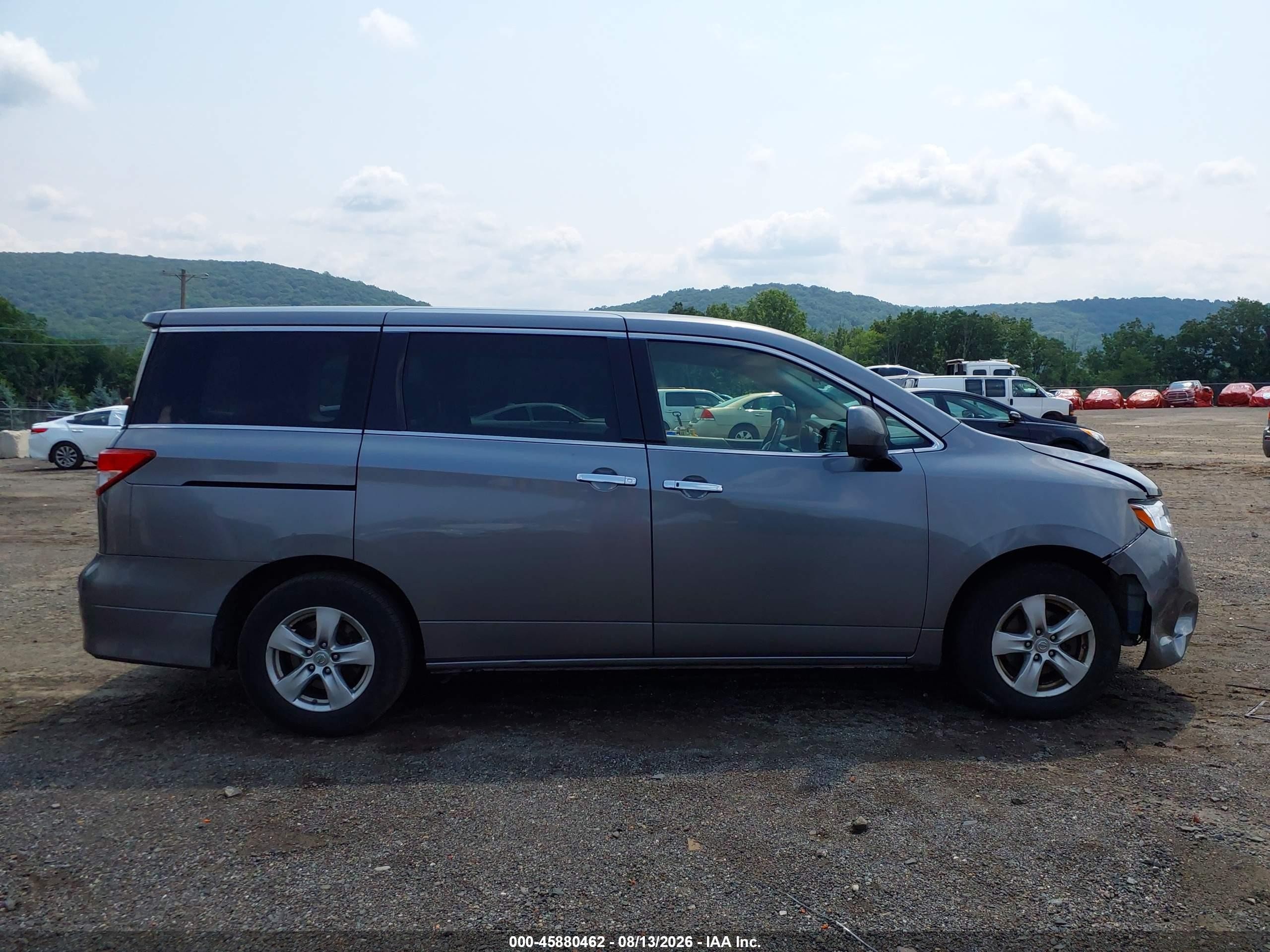 2015 Nissan Quest Platinum/s/sl/sv Gray vin: JN8AE2KP5F9128500