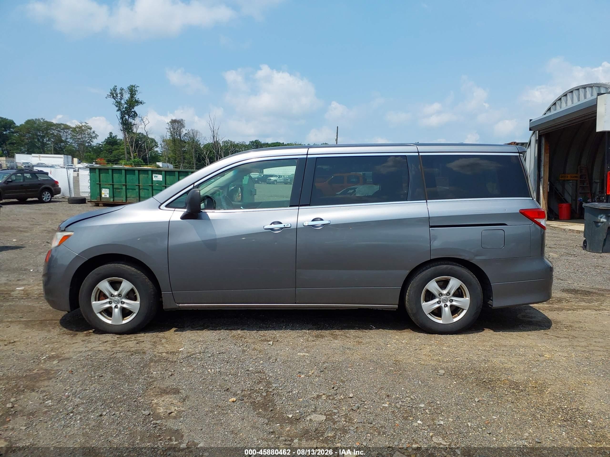 2015 Nissan Quest Platinum/s/sl/sv Gray vin: JN8AE2KP5F9128500
