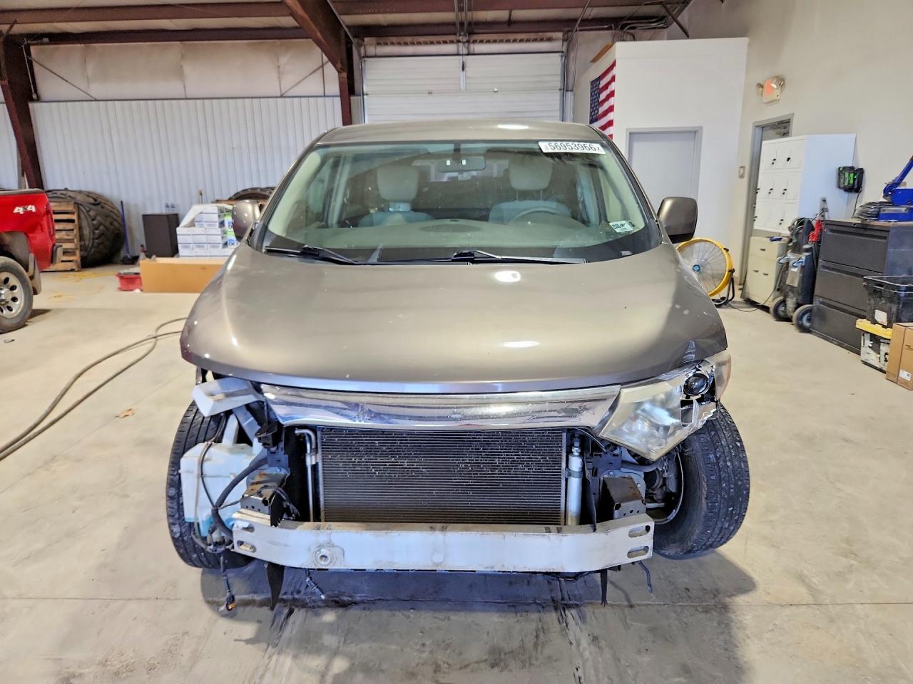 2015 Nissan Quest 3.5 Sv Gray vin: JN8AE2KP5F9130036