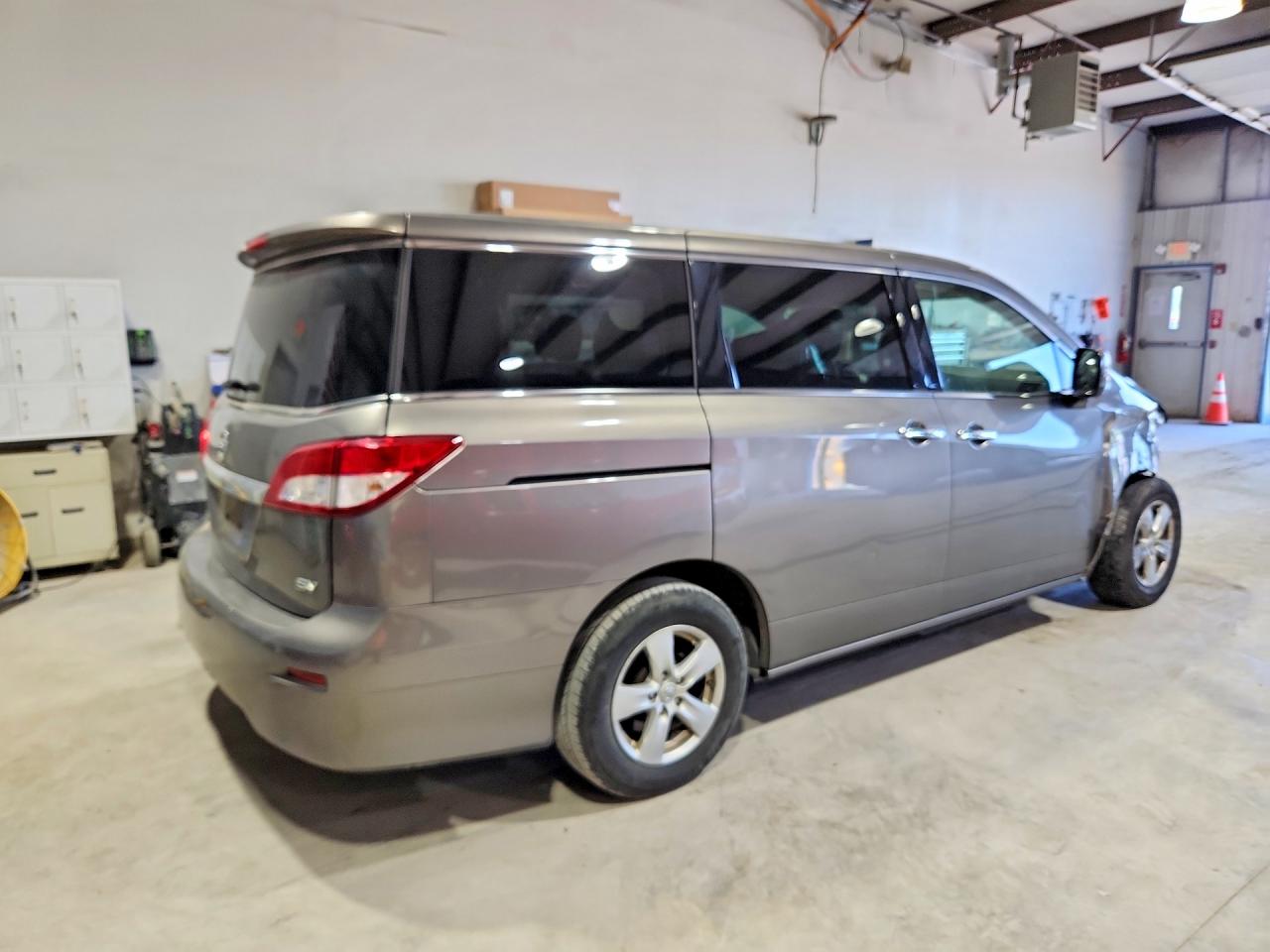 2015 Nissan Quest 3.5 Sv Gray vin: JN8AE2KP5F9130036