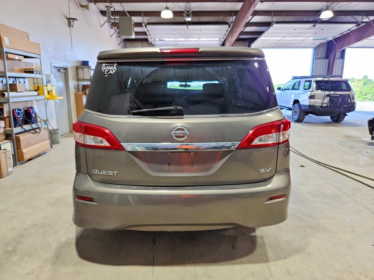 2015 Nissan Quest 3.5 Sv Gray vin: JN8AE2KP5F9130036