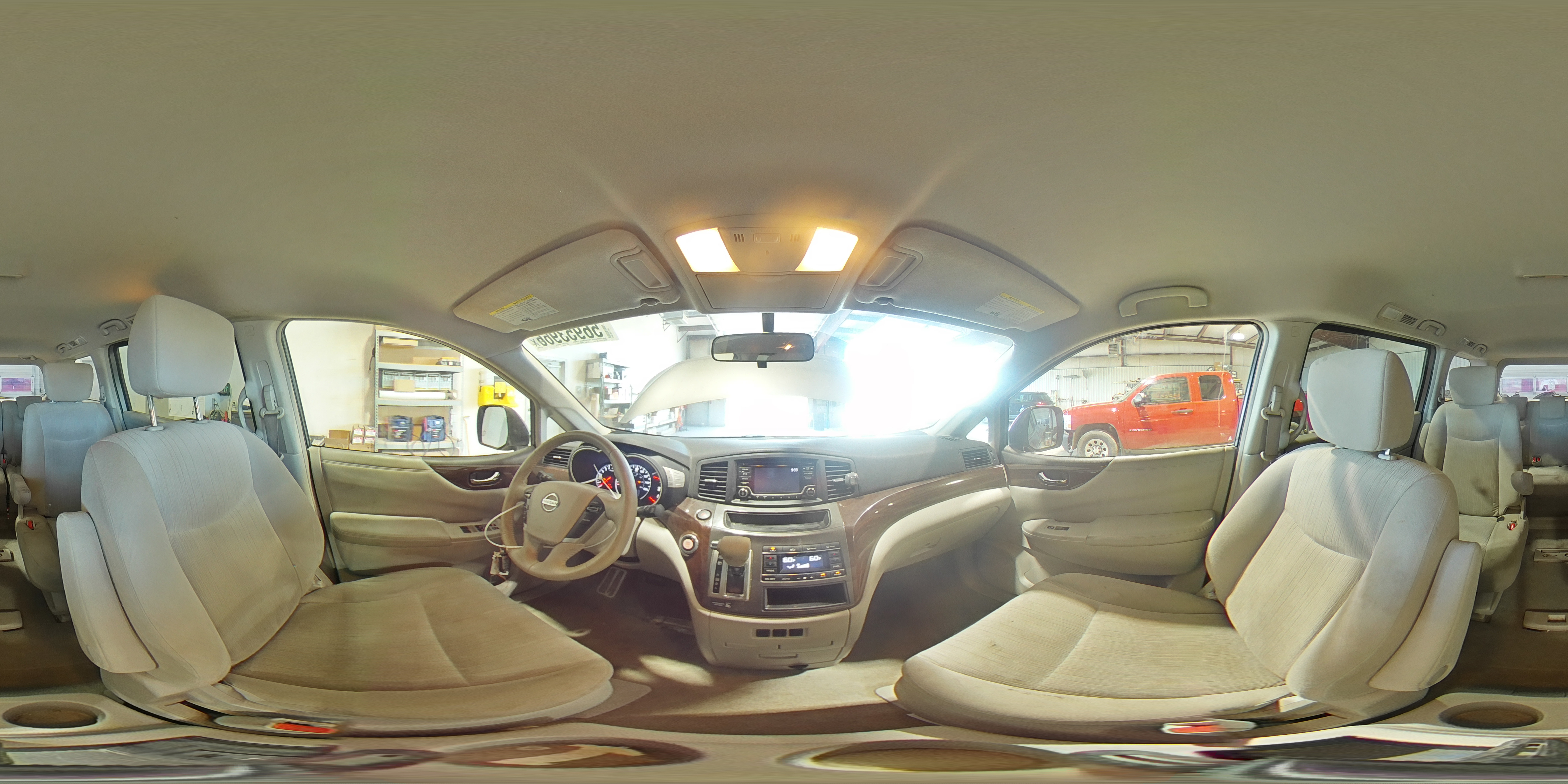 2015 Nissan Quest 3.5 Sv Gray vin: JN8AE2KP5F9130036
