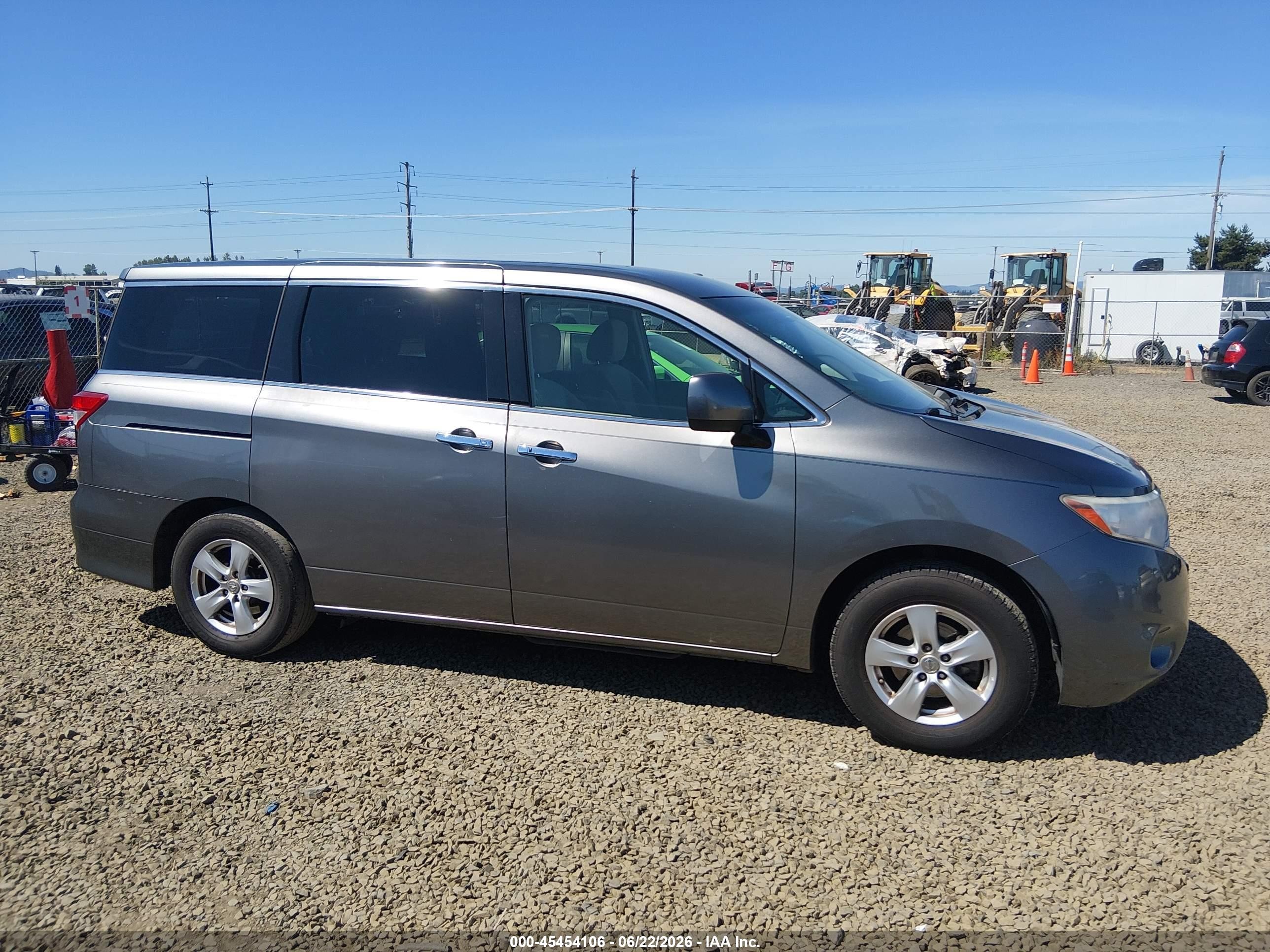 2015 Nissan Quest Platinum/s/sl/sv Gray vin: JN8AE2KP5F9130392