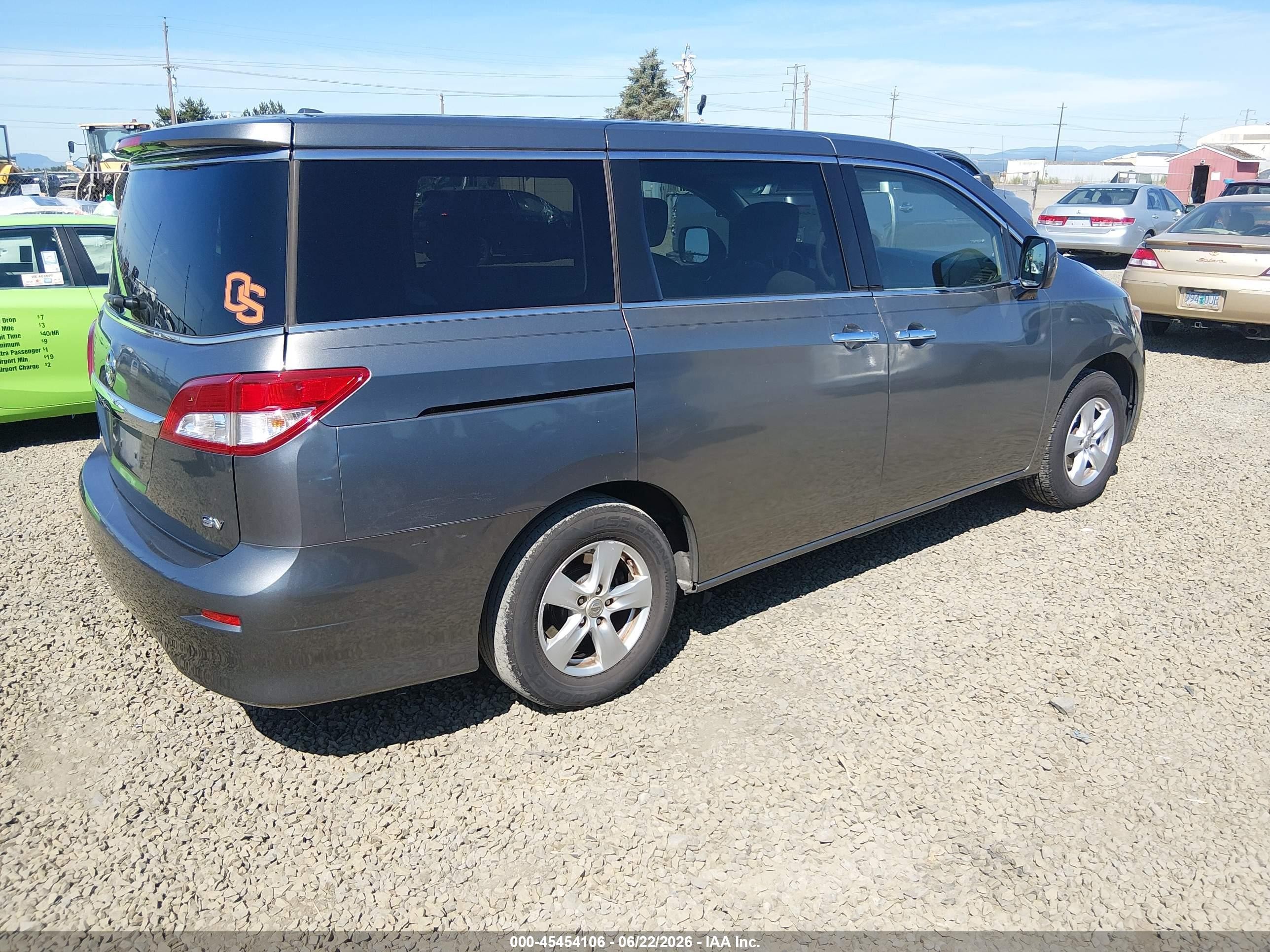 2015 Nissan Quest Platinum/s/sl/sv Gray vin: JN8AE2KP5F9130392