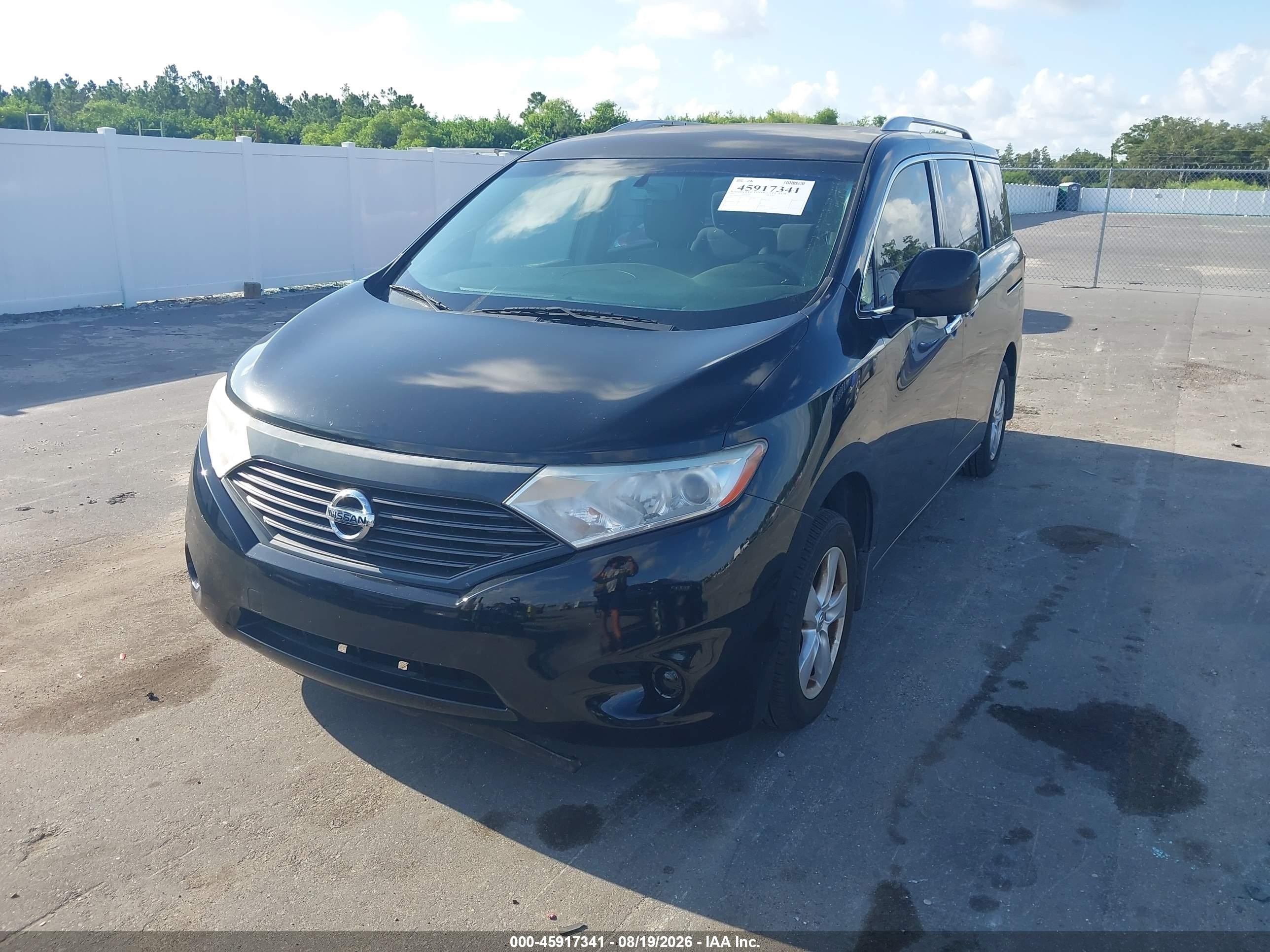 2015 Nissan Quest Platinum/s/sl/sv Black vin: JN8AE2KP5F9130716
