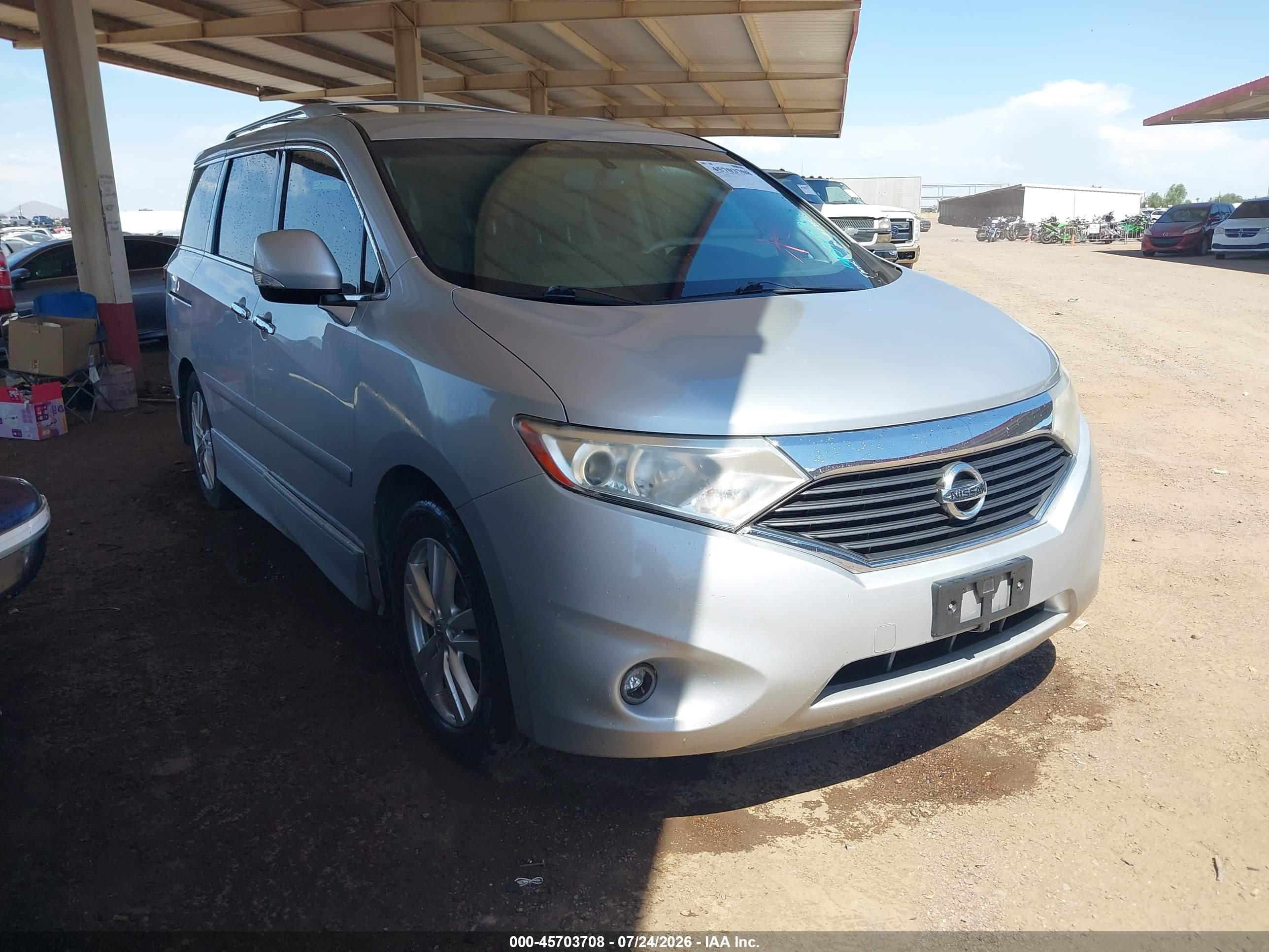 2011 Nissan Quest Le Gray vin: JN8AE2KP6B9002141