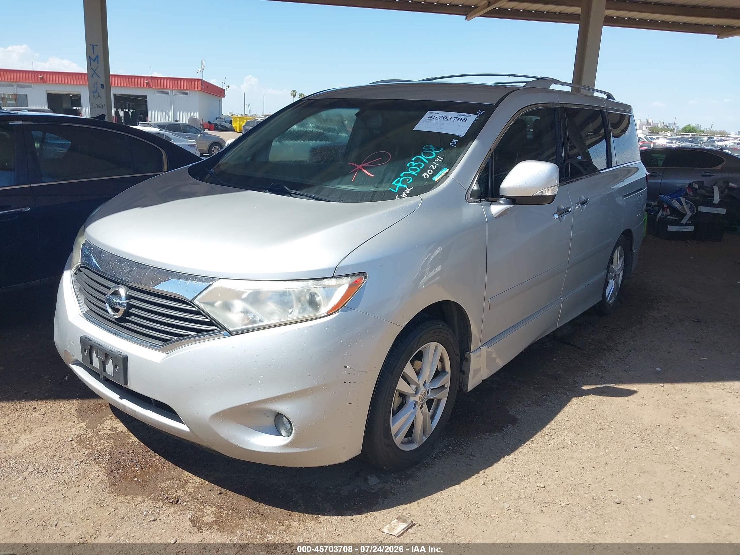 2011 Nissan Quest Le Gray vin: JN8AE2KP6B9002141