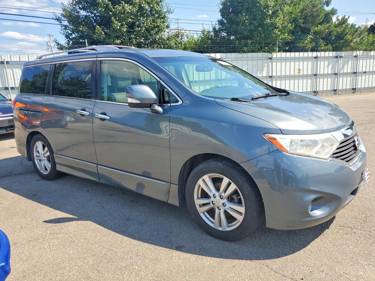 2012 Nissan Quest 3.5 S Blue vin: JN8AE2KP6C9033777