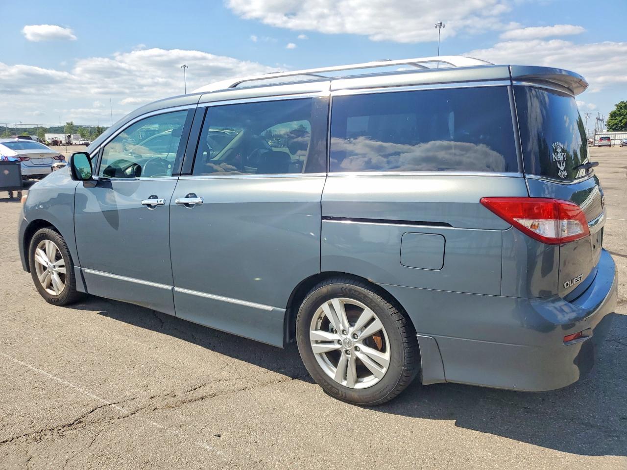 2012 Nissan Quest 3.5 S Blue vin: JN8AE2KP6C9033777
