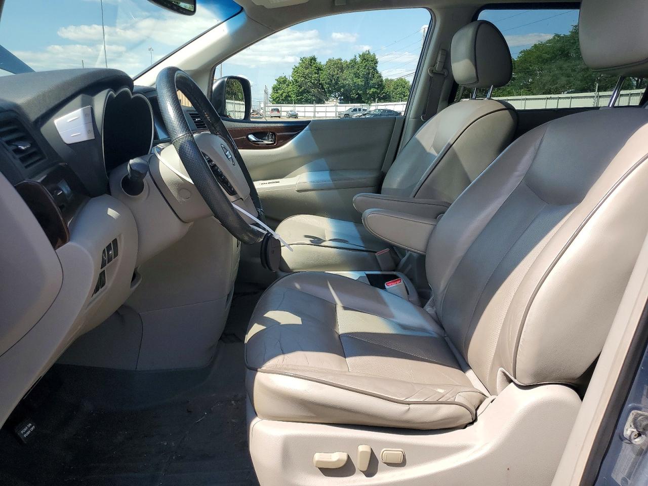 2012 Nissan Quest 3.5 S Blue vin: JN8AE2KP6C9033777