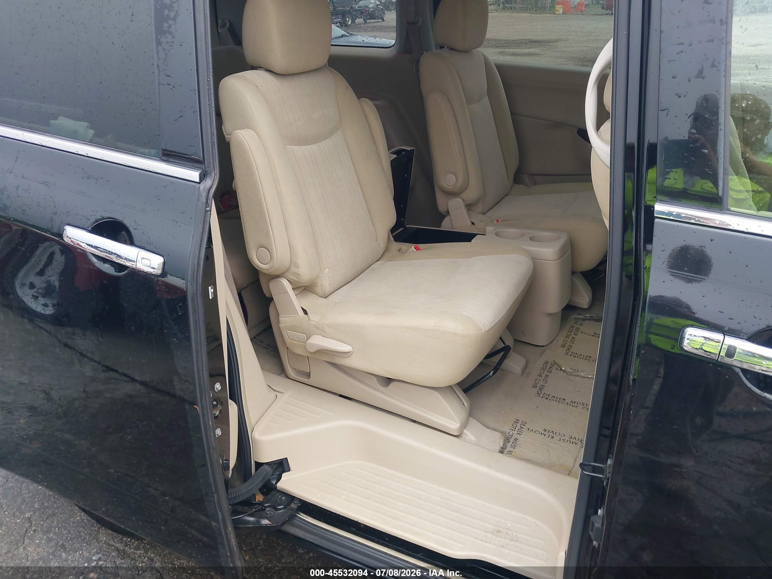 2012 Nissan Quest Sv Black vin: JN8AE2KP6C9039093