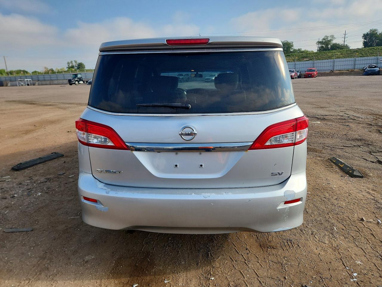 2012 Nissan Quest 3.5 S Silver vin: JN8AE2KP6C9046397