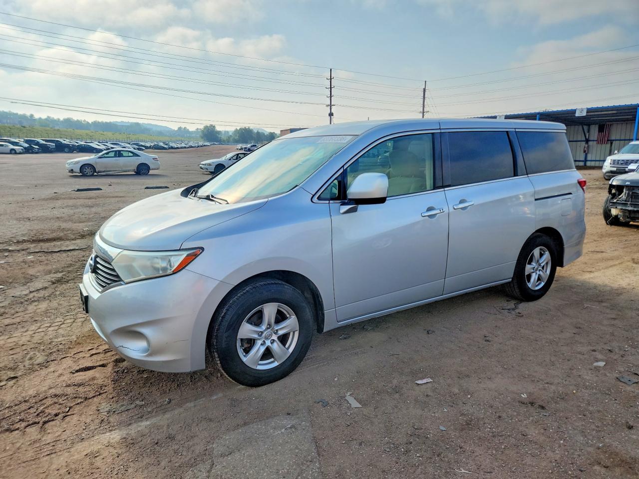 2012 Nissan Quest 3.5 S Silver vin: JN8AE2KP6C9046397