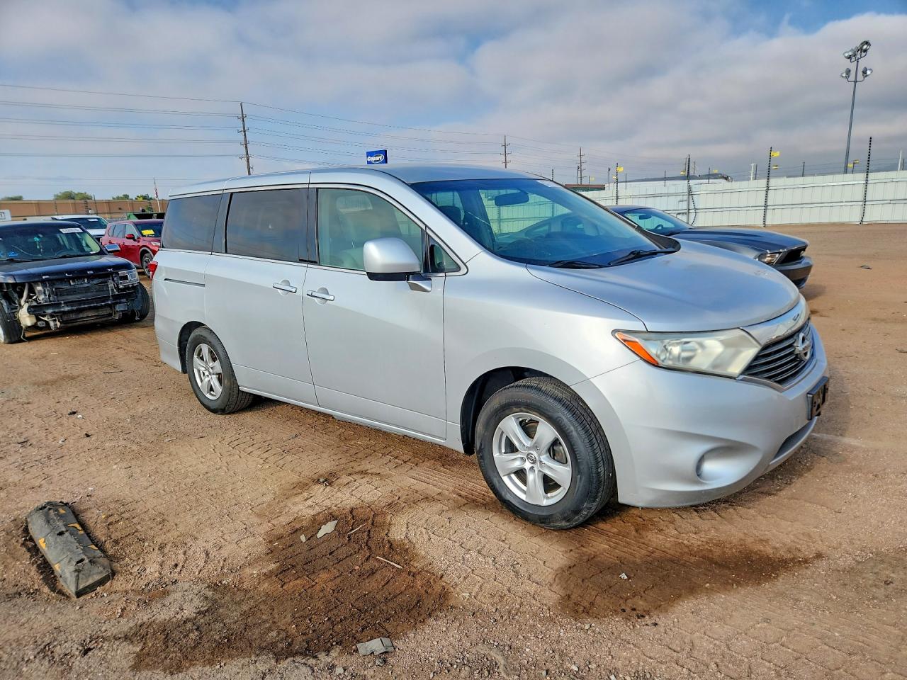 2012 Nissan Quest 3.5 S Silver vin: JN8AE2KP6C9046397