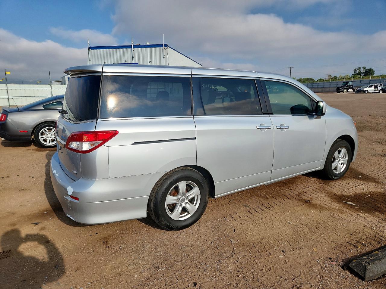 2012 Nissan Quest 3.5 S Silver vin: JN8AE2KP6C9046397
