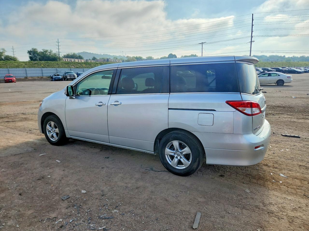 2012 Nissan Quest 3.5 S Silver vin: JN8AE2KP6C9046397