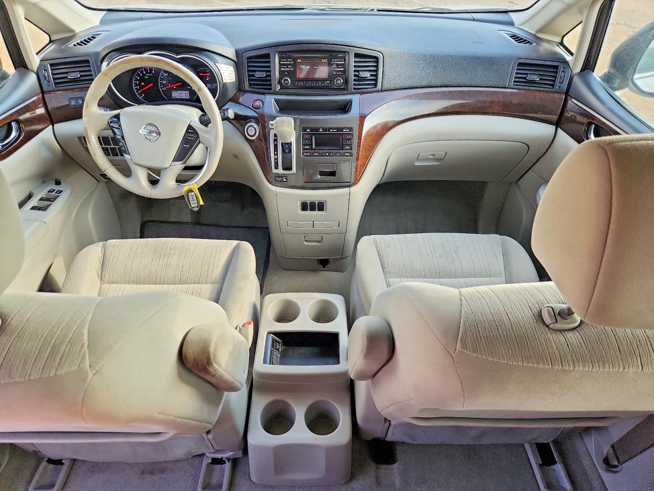 2012 Nissan Quest 3.5 S Silver vin: JN8AE2KP6C9046397