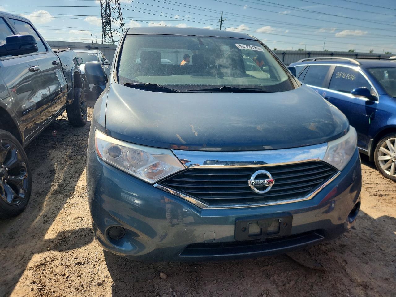 2012 Nissan Quest 3.5 S Gray vin: JN8AE2KP6C9047520