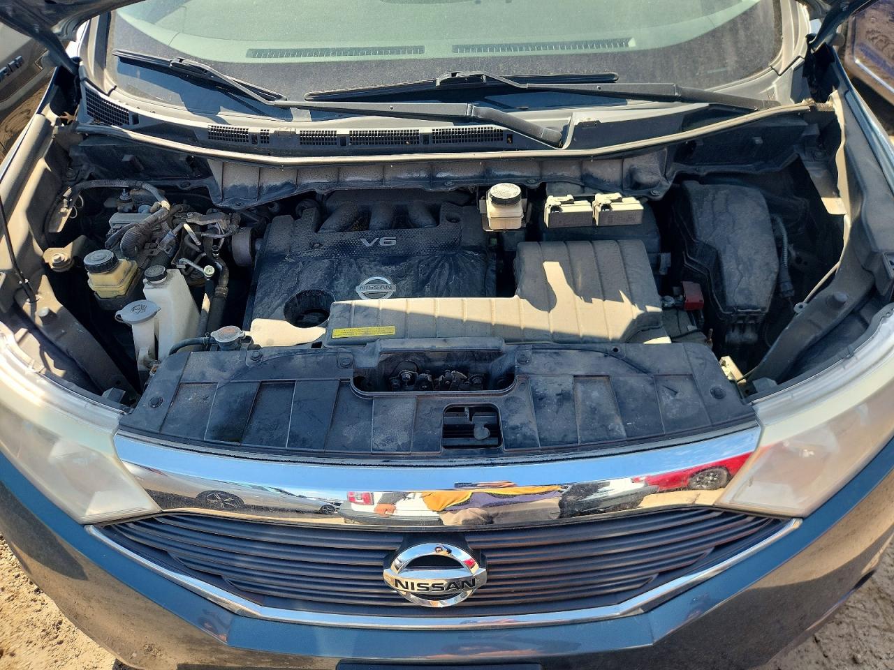 2012 Nissan Quest 3.5 S Gray vin: JN8AE2KP6C9047520
