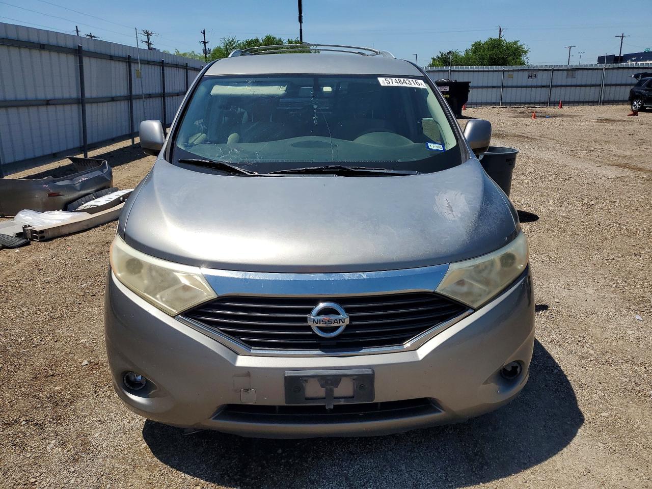 2012 Niss Quest Gray vin: JN8AE2KP6C9050787